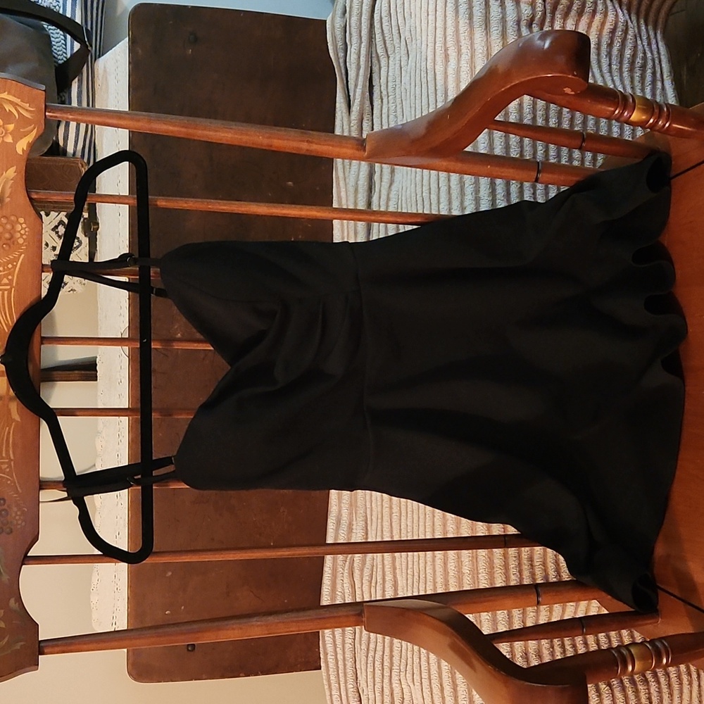 Black cocktail dress
